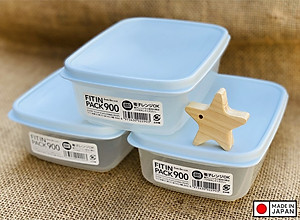 Hộp nhựa đựng thực phẩm nắp déo Fitin Pack các cỡ nội địa Nhật Bản