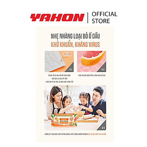 Combo Bao Khăn Giấy Ướt Lau Ố Dầu Nhà Bếp LET-GREEN, 30 Tờ/Bao