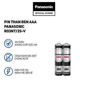 Pin Than Đen AAA Panasonic R03NT/2S-V (Hộp 60 Viên) - Hàng Chính Hãng