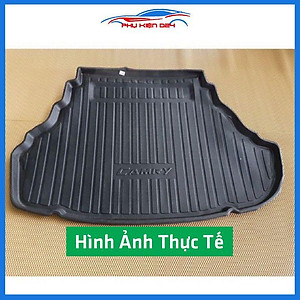 Thảm nhựa lót cốp Camry 2014-2015-2016-2017-2018 nhựa dẻo dày dặn đàn hồi tốt