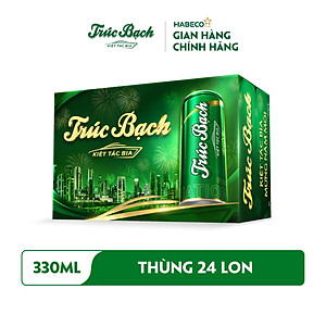 Combo 2 Thùng Bia Trúc Bạch - Thùng 24 lon 330ml - Phiên bản Tết 2026