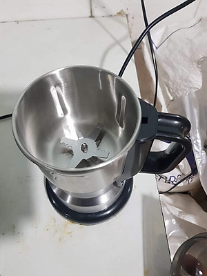 MÁY XAY HẠT, XAY GIA VỊ, NGŨ CỐC INOX 8 LƯỠI SIÊU TIỆN DỤNG