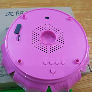 Máy niệm phật năng lượng mặt trời Hoa Sen  ,Siêu bền ,có khe cắm thẻ nhớ để nghe Pháp ,Nghe Nhạc ngoài trời