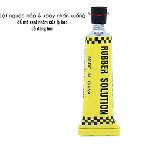Bộ 15 Dải Keo Cao Su Vá Lốp Xe Không Săm Vá Ngoài (Vá Lụi) và 2 Tuýp Keo Vá Dự Phòng Bị Thủng Dùng Cho Xe Hơi/ Xe Ô tô/ Xe Máy