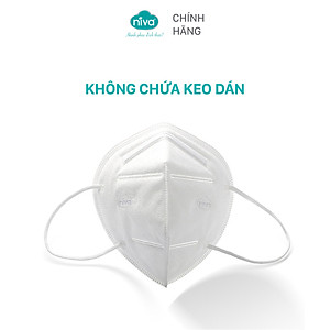Combo 05 Khẩu Trang Niva 95 Hộp 10 Chiếc Ngăn Giọt Bắn, Lọc Vi Khuẩn, Không Gây Kích Ứng Da, Hàng Chính Hãng Cao Cấp