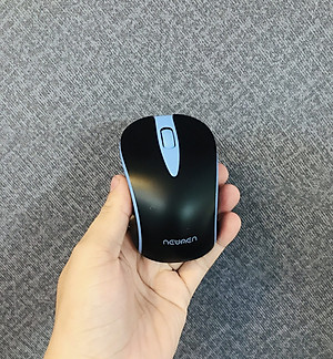 Chuột Máy Tính Không Dây Newmen F368 - Màu Xanh Đen - Hàng Chính Hãng 