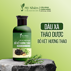 Dầu Gội, Xả Thảo Dược Mỹ Nhiên 400ml/300ml Dưỡng Tóc Tinh Chất Bồ Kết Hương Thảo - Làm Sạch Da Đầu, Nuôi Dưỡng Tóc Mềm Mượt, Giúp Tóc Khỏe Tự Nhiên