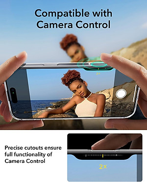 Ốp Lưng cho iPhone 16 Pro / iPhone 16 Pro Max ESR Zero Clear Case HaloLock - Hàng Chính Hãng