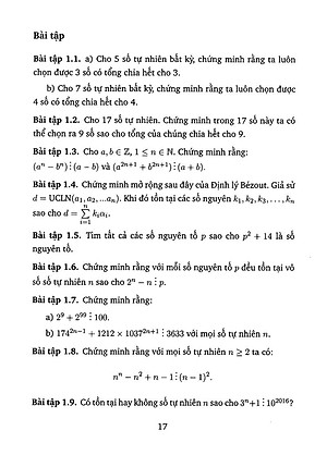 Sách Bài Tập Số Học Và Đại Số Chọn Lọc Cho Học Sinh Trung Học Cơ Sở (Tái Bản Lần 1)