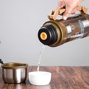 Bình Giữ Nhiệt Thép Không Gỉ 304, Bình Nước Dung Tích Lớn Cho Nam Nữ, Phù Hợp Với Công Trường Và Hoạt Động Ngoài Trời - HÀNG CHÍNH HÃNG MINIIN