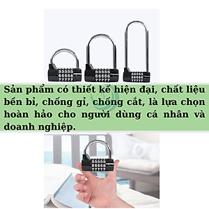 [VIDEO]- Ổ khóa số 5 số đổi mật mã, khóa hành lý, khóa cửa, tủ- CHỌN CỠ- Ổ khóa 5 số hình chữ U, khóa vali, khóa xe không cần dùng chìa- GIAO MÀU NGẪU NHIÊN