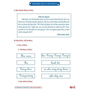 Sách - Combo Bài Tập Tuần và Đề Kiểm Tra Lớp 1 Cánh Diều - Môn Toán và Tiếng Việt học kì 2 (4 cuốn)