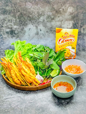 Bột chiên Tempura Hải Sản, Rau Củ Quả Calamari - Nguyên liệu nhập khẩu Hàn Quốc