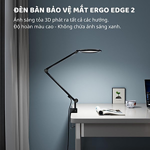 Đèn bàn học Led bảo vệ mắt Ergo Edge 2 DandiHome chống cận để học tập, làm việc, có thể kéo dài, gấp gọn - 4 chế độ sáng