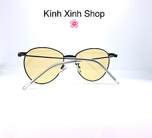 Kính màu vàng Mắt tròn siêu chất đi xuyên đêm (Vàng)