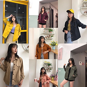 ÁO KHOÁC JEAN KAKI UNISEX CAO CẤP - NHIỀU MÀU