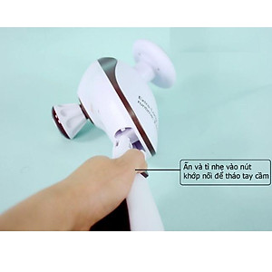 Máy massage cầm tay Beurer MG510 đa năng 4 đầu massage hồng ngoại, mát, mềm, điểm kích hoạt