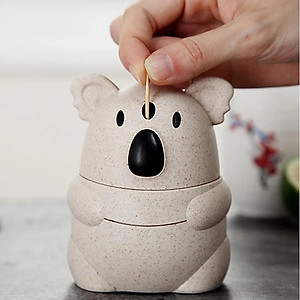 Hộp đựng tăm hình gấu dễ thương - Hàng chính hãng