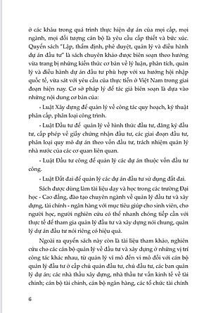 Lập, thẩm định phê duyệt, quản lý & điều hành dự án đầu tư xây dựng (Tái bản lần thứ 1, có sửa chữa bổ sung)