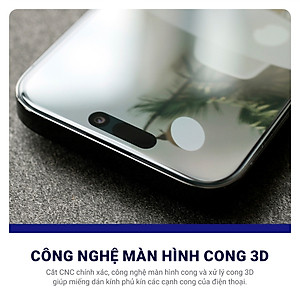 Kính cường lực khung tự dán cho iPhone 16 ProMax / 16 / 16 Plus / 16 Pro hiệu WIWU SQ-008 Easy install - Viền siêu mỏng 0.33mm, chống mẻ cạnh, Phủ nano siêu mượt - Hàng nhập khẩu