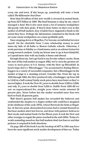 One Up On Wall Street: How To Use What You Already Know To Make Money In The Market