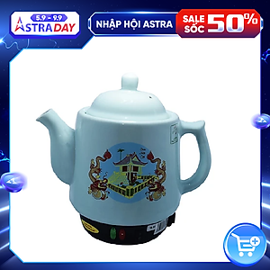 Ấm sắc thuốc Trường An TA59 Ngọc - Gốm sứ cao cấp - Hàng chính hãng