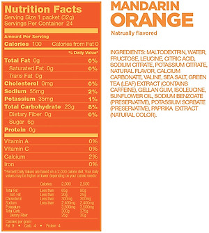 (COMBO 6 GÓI) GU Energy Gel Năng Lượng Chạy Bộ Madarine Orange - Hương Cam Thượng Hạng - Combo 6 Gói