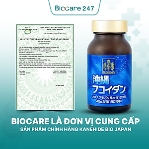 Viên Uống Kanehide Bio Fucoidan Okinawa Hộ Trợ Ức Chế Tăng Trưởng Tế Bào Ung Thư - Hộp 180 Viên