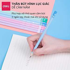 Bút chì lục giác Deli - loại 2B/HB - 30 chiếc/hộp - 58166 / 58167