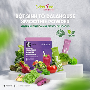 Bột Sinh Tố Tổng Hợp Organic Smoothie Powder Dalahouse - Bổ Sung Dinh Dưỡng Từ Rau Củ