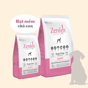 Thức ăn hạt mềm cho chó Zenith | Chó con | Chó trưởng thành | Chó già | Không ngũ cốc | Hỗ trợ miễn dịch | Phát triển xương khớp chắc khoẻ | Chính hãng Hàn Quốc