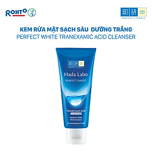 Sữa rửa mặt dưỡng trắng Hada Labo Perfect White Tranexamic Acid Cleanser 80g