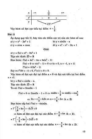 Sách Giải Bài Tập Toán - Đại Số Giải Tích Lớp 12