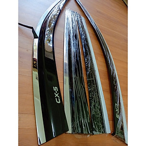 Vè che mưa xe Mazda CX5, CX-5 đời 2018- 2019 - 2020- 2021- 2022 chỉ Inox cao cấp nhất thị trường