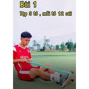 Bộ 5 Dây kháng lực bóng đá tập lực sút dododios tập lực sút cổ chân, cơ chân, đùi mông - Chính Hãng