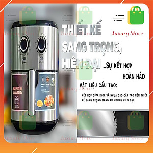 [Hàng chính hãng] - Nồi chiên không dầu 9L chống dính cao cấp kiểu mới thiết kế sang trọng