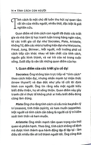 Sách - Tính Cách Con Người