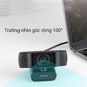 Webcam RAPOO C200 độ phân giải HD 720P - Hàng chính hãng