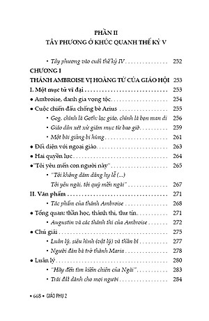 GIÁO PHỤ - Tập II  - Thế Kỷ IV-VIII