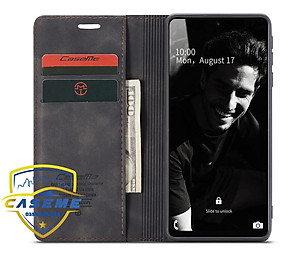 Bao da cao cấp dành cho Samsung A12, Samsung A52, Samsung A52s Samsung A72 dạng ví Caseme - Hàng Nhập Khẩu
