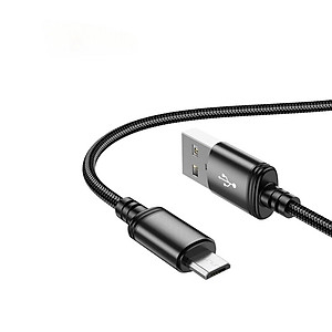 Cáp sạc nhanh 2.4A và truyền dữ liệu cho android Cổng Micro USB Dây Dù Bền Bỉ 1m [Hàng chính hãng] Giao Màu Ngẫu Nhiên
