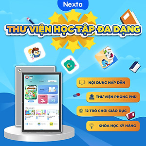 Máy tính bảng học tập thông minh Nexta Edutab Kid cho bé từ 5-8 tuổi - quản lý thời gian cho trẻ - 1 đổi 1 trong vòng 30 ngày, bảo hành 12 tháng