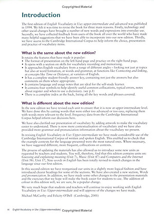 English Vocabulary In Use Upper-Intermediate Book With Answers