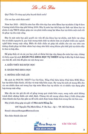 Khám Phá Khoa Học Tự Nhiên 6 (Theo Chương Trình Giáo Dục Phổ Thông Mới)