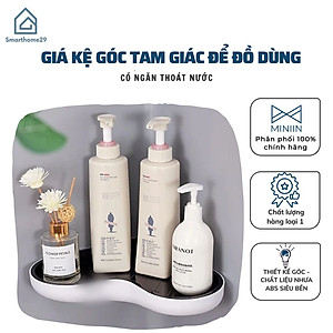 Kệ Đựng Đồ Dùng Hình Tam Giác Gắn Tường Tiện Dụng Cho Nhà Tắm / Nhà Vệ Sinh - Hàng Loại 1 - Chính Hãng MINIIN