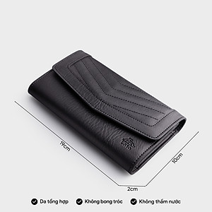 Ví Lata ( Thời trang nữ dáng cầm tay dáng dài - Ví da VN66 )