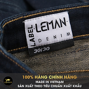 QUẦN JEAN DÀI NAM LEMAN JD09 XANH TRƠN