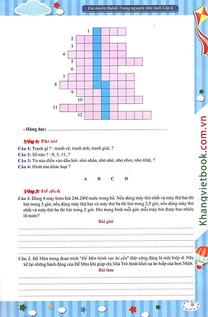Sách Em Muốn Thành Trạng Nguyên Nhỏ Tuổi (Lớp 4)