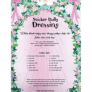 Sách Dán Hình Sáng Tạo Trang Phục Búp Bê - Phù Dâu Xinh Đẹp