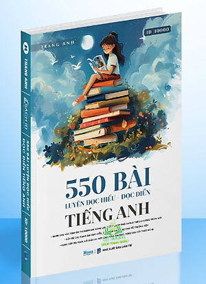Sách tiếng anh cô Trang Anh: 550 bài đọc hiểu đọc điền ôn thi ĐGNL, TNPT Quốc Gia 2024 Moonbook #huongbook